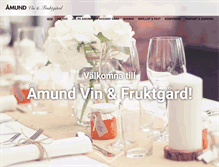 Tablet Screenshot of amund.se